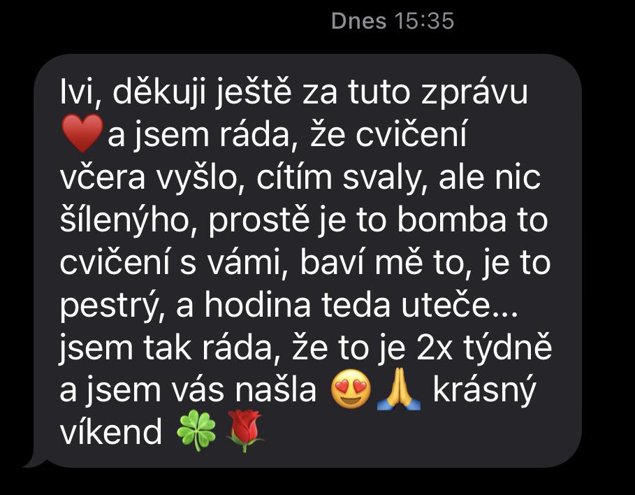 Reference na lekce cvičení 1